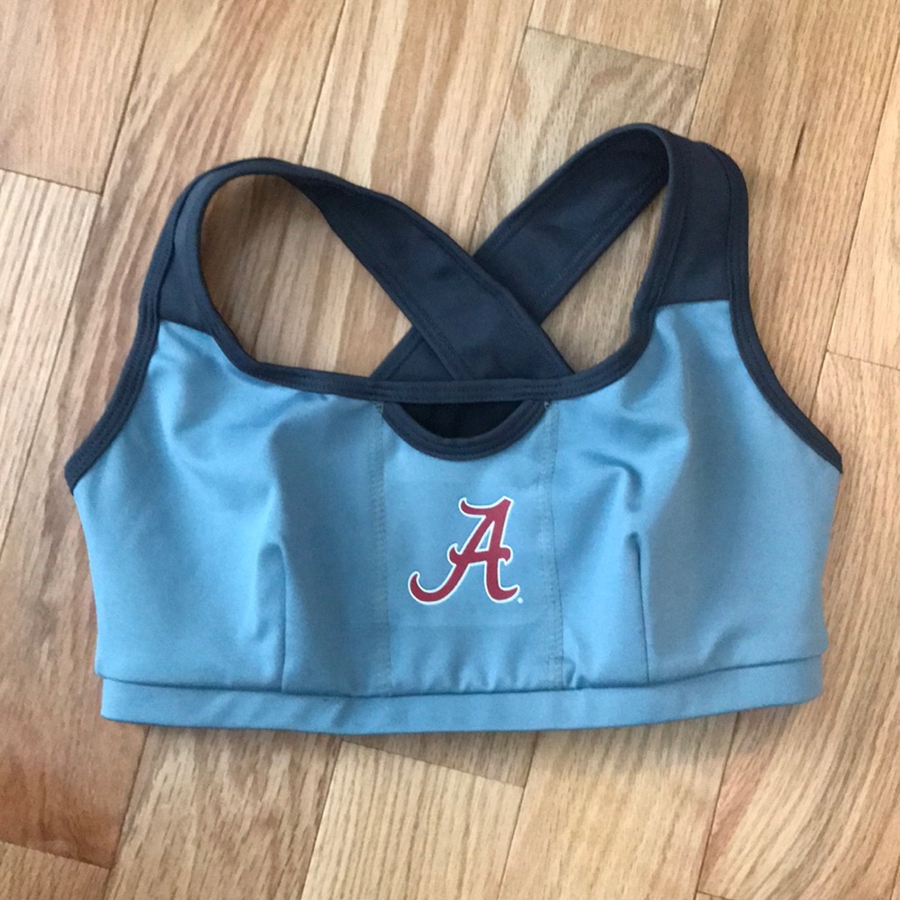 NWOT University of Alabama Sports Bra with Pocket!